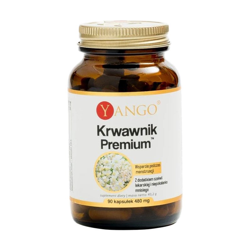 Деревій Yango Yarrow Premium, 480 мг, 90 капсул